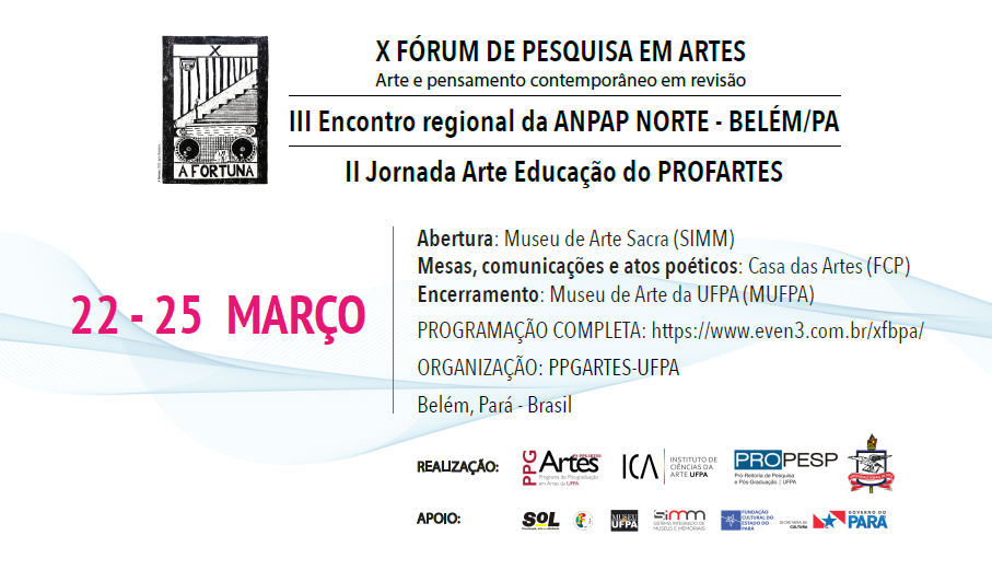 X FÓRUM DE PESQUISA EM ARTES II 